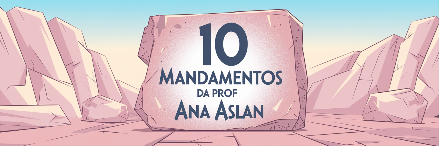 Os 10 Mandamentos da Prof. Ana Aslan