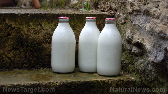 Raw Milk Bottles Steps