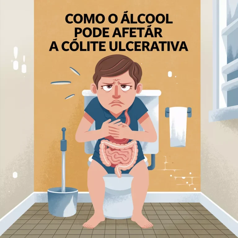 como o alcool pode afetar a colite