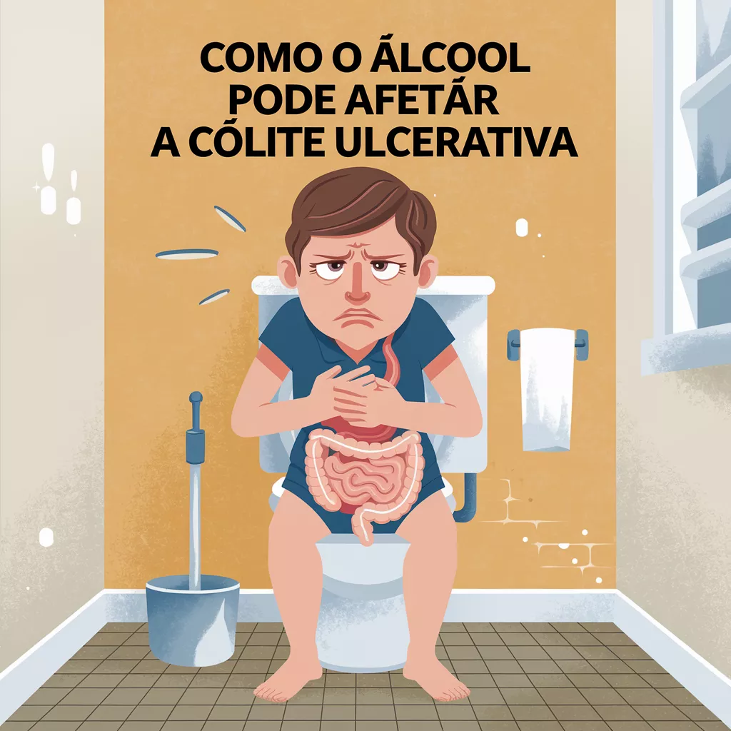 como o alcool pode afetar a colite