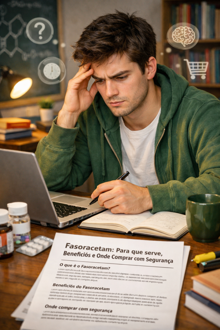 fasoracetam o que e beneficios