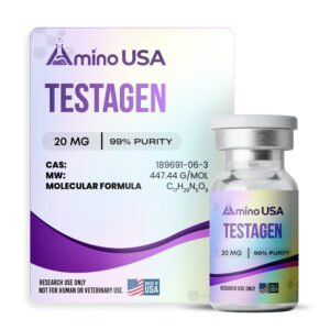 Testagen Amino USA 20mg - Peptídeo Avançado para Equilíbrio Hormonal