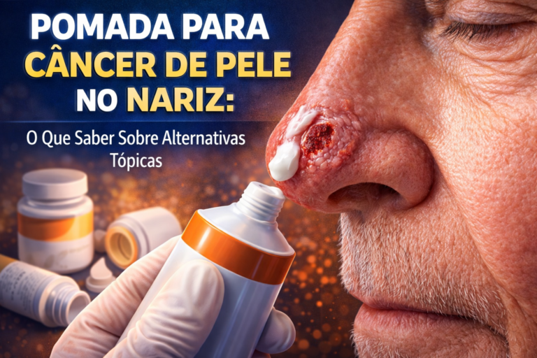 pomada para cancer de pele no nariz